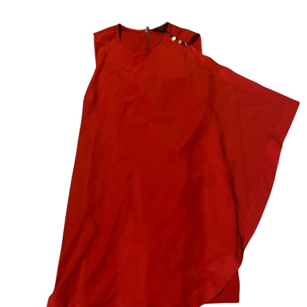 Ted‎ Baker Red dress with Gold Accents